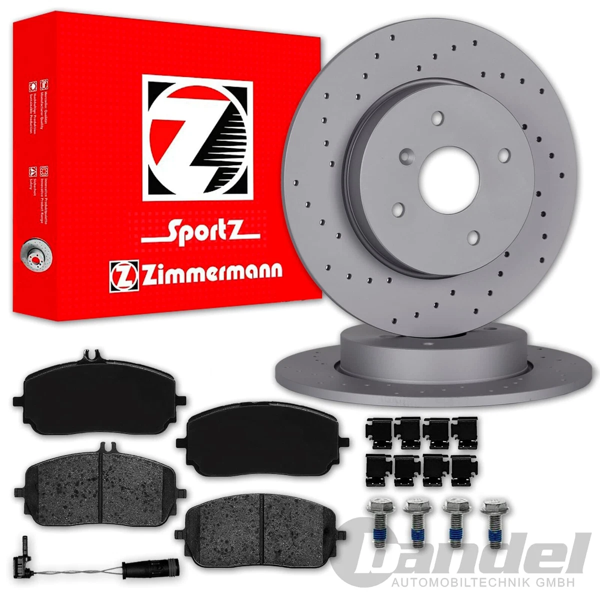 Тормозні колодки та диски PEUGEOT 407 SW (6E_) - Zimmermann Тормозні колодки та диски PEUGEOT 407 SW (6E_) - Zimmermann