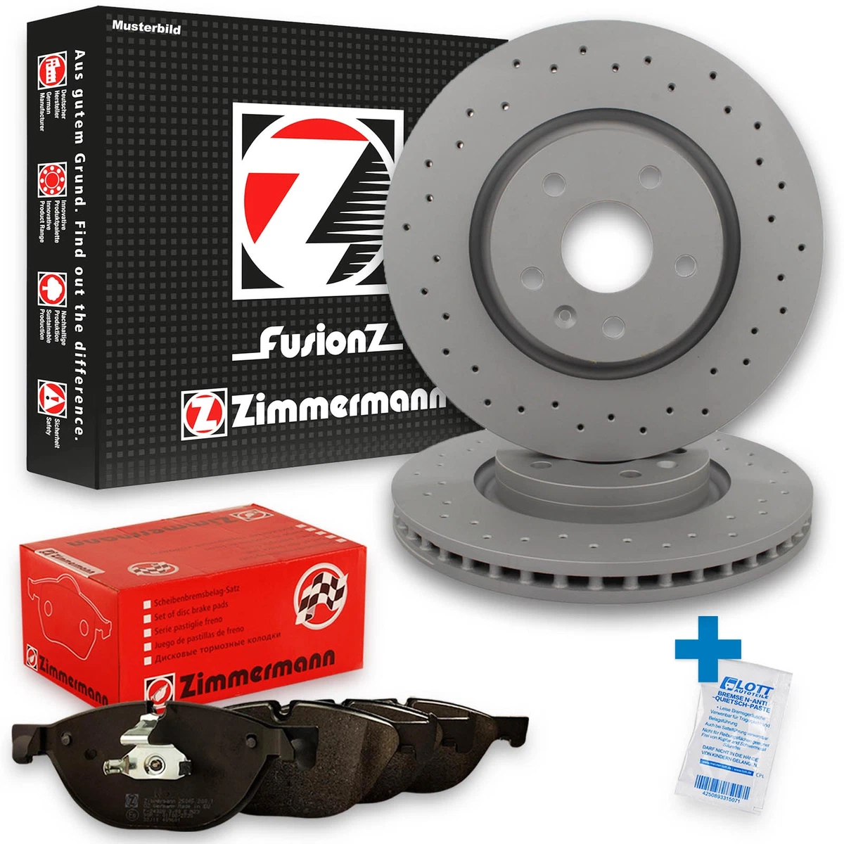 Гальмівні диски та колодки Zimmermann для MERCEDES-BENZ SPRINTER 3-t C Гальмівні диски та колодки Zimmermann для MERCEDES-BENZ SPRINTER 3-t C