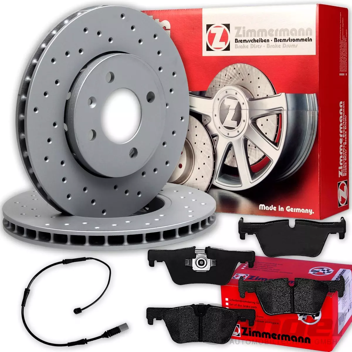 Гальмівні диски та колодки Zimmermann для PEUGEOT 407 (6D_) 2.2 – безпечне керування