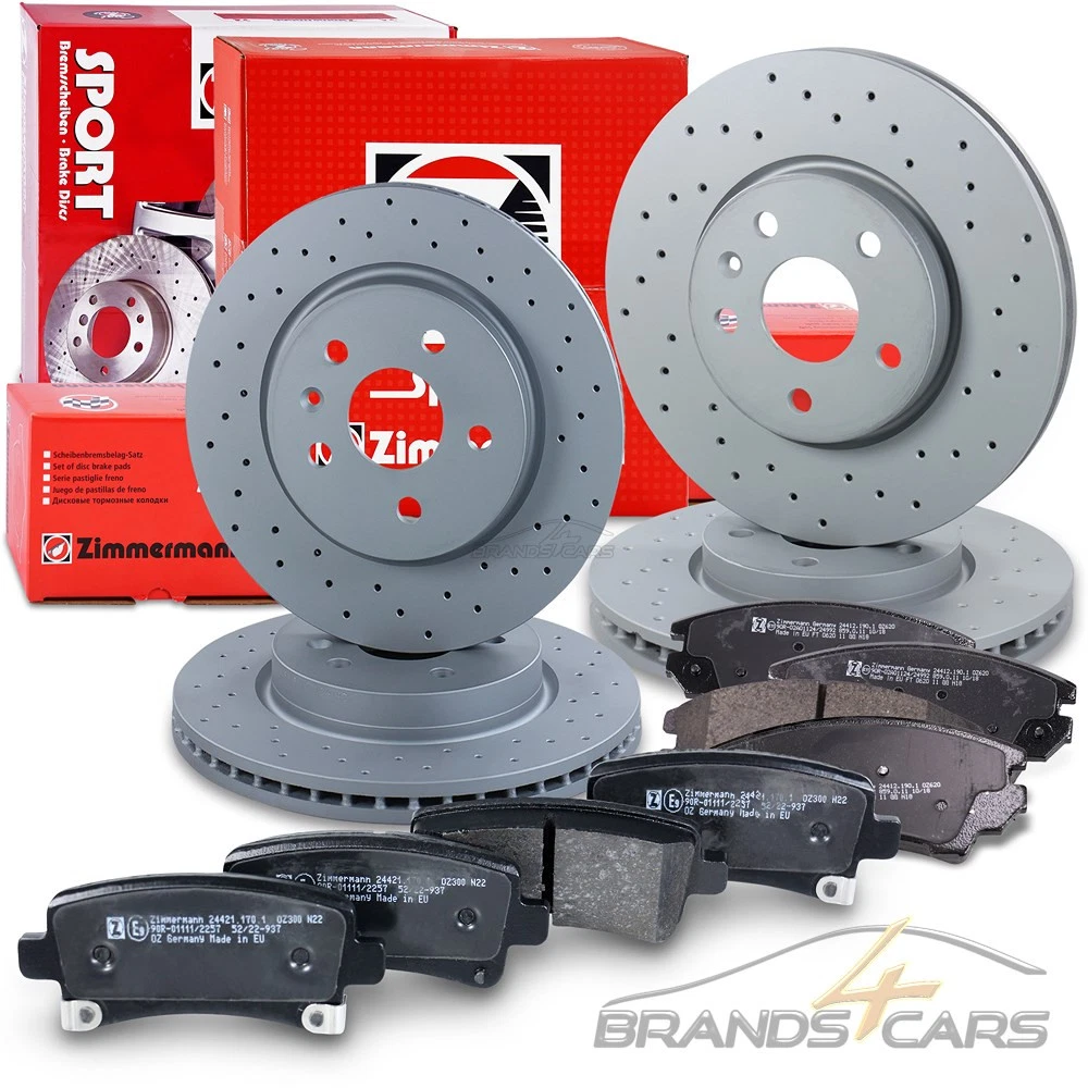 Гальмівні диски та колодки Zimmermann для PEUGEOT 407 (6D_) 2.2 – безпечне керування